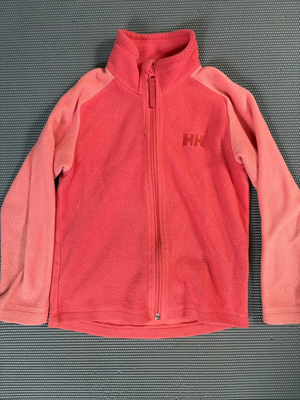 Helly Hansen Coral and Light Coral Full-Zip Fleece Jacket